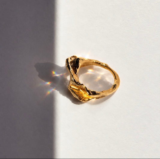La Notte – Guldbelagt statement-ring